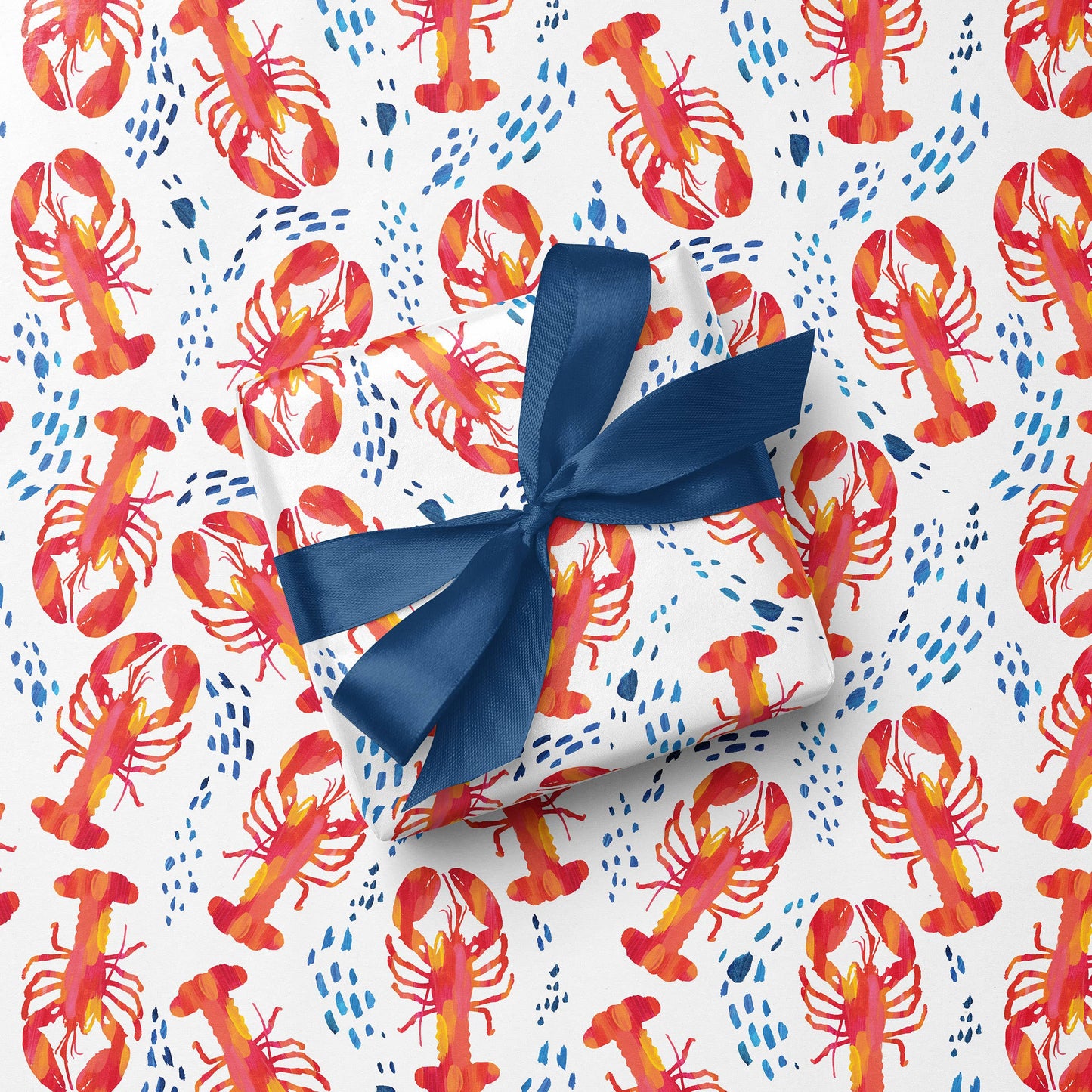 Gert & Co - Lobsters Gift Wrap | Lobster Wrapping Paper
