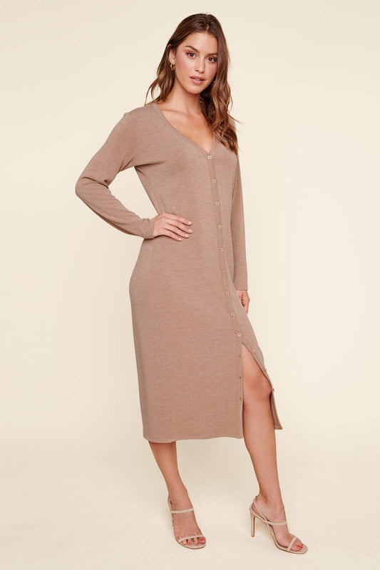 Neada Midi Cardigan Knit Dress