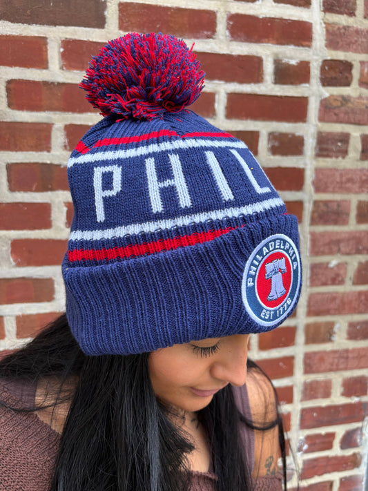 Philadelphia "Philly" Pom Pom Hat