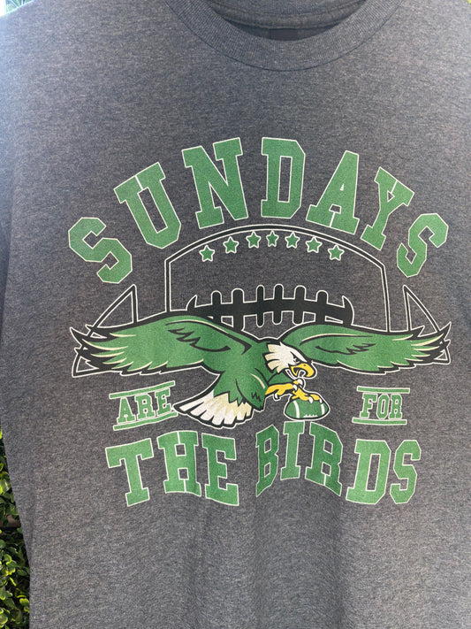 Philadelphia Eagles Football Tee – Sundays Are For The Birds