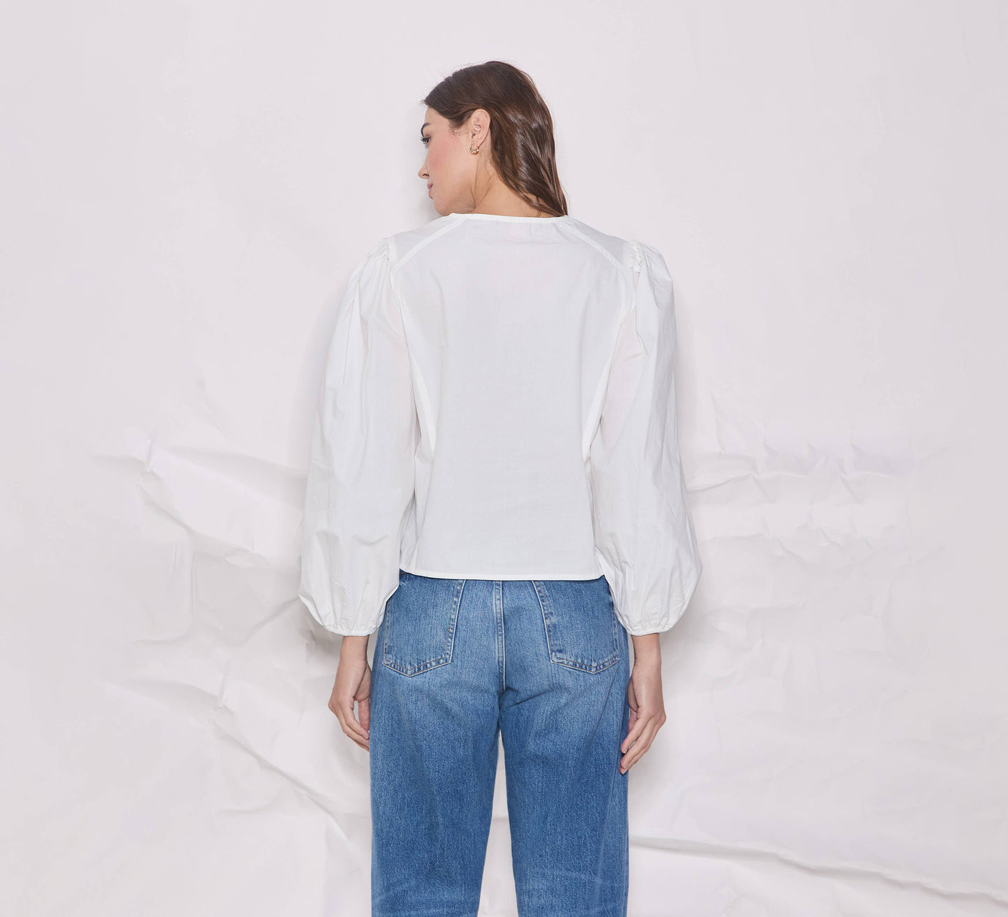 Volume Sleeve Blouse