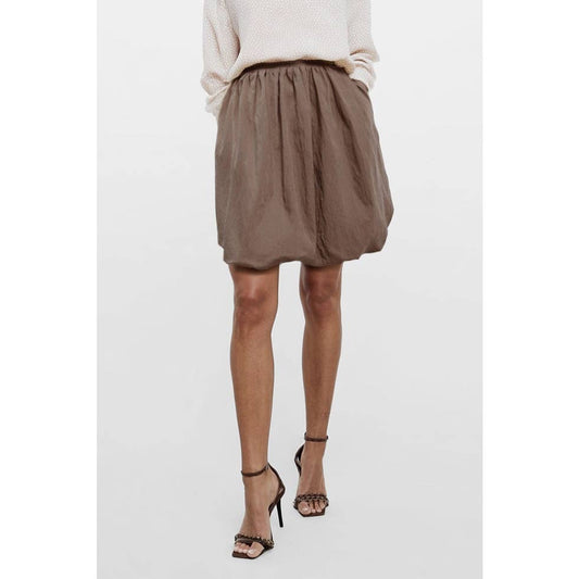 Bubble Skirt Elastic Waistband - ZEBRA