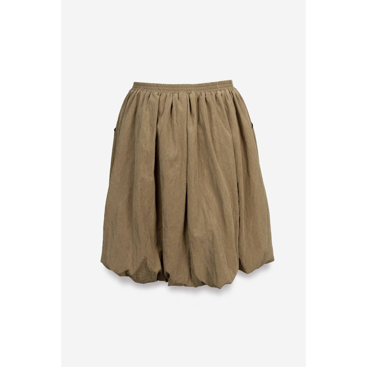 Bubble Skirt Elastic Waistband - ZEBRA