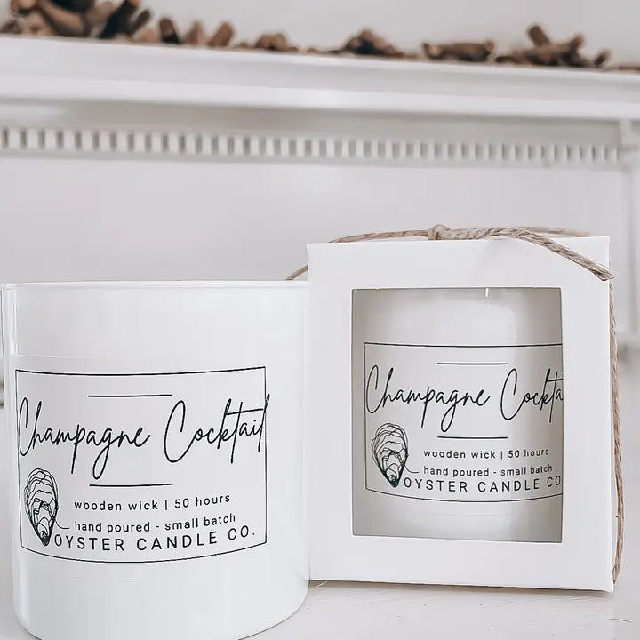 Oyster Candle Company - Signature Candle -Champagne Cocktail