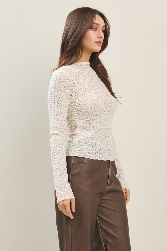 Nashville Lace Knit Top