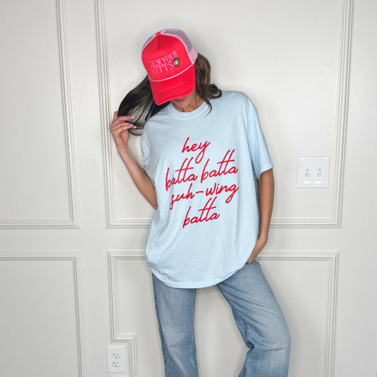 Poppy & Pine - Hey Batta Swing Batta Adult Tee