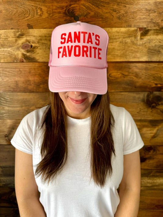 Santa's Favorite Trucker Hat