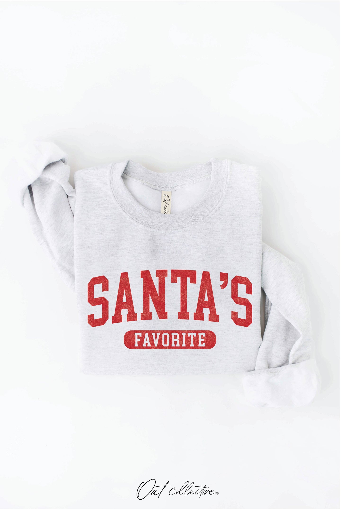SANTA'S FAVORITE Graphic Sweatshirt