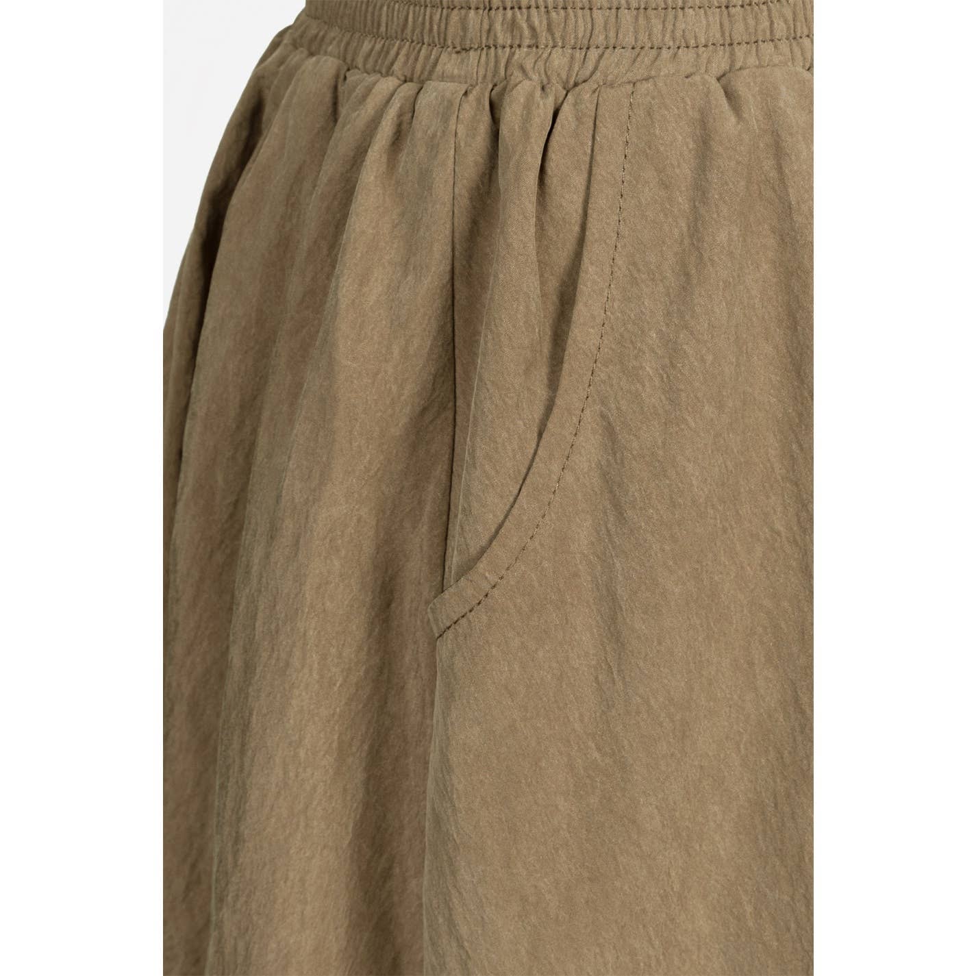 Bubble Skirt Elastic Waistband - ZEBRA