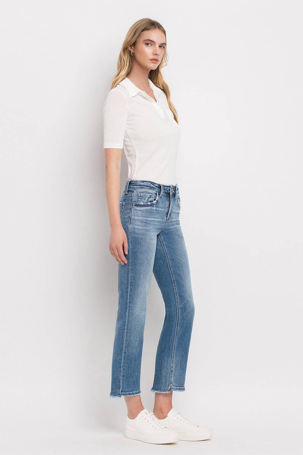 STATELY MID RISE STRAIGHT JEAN
