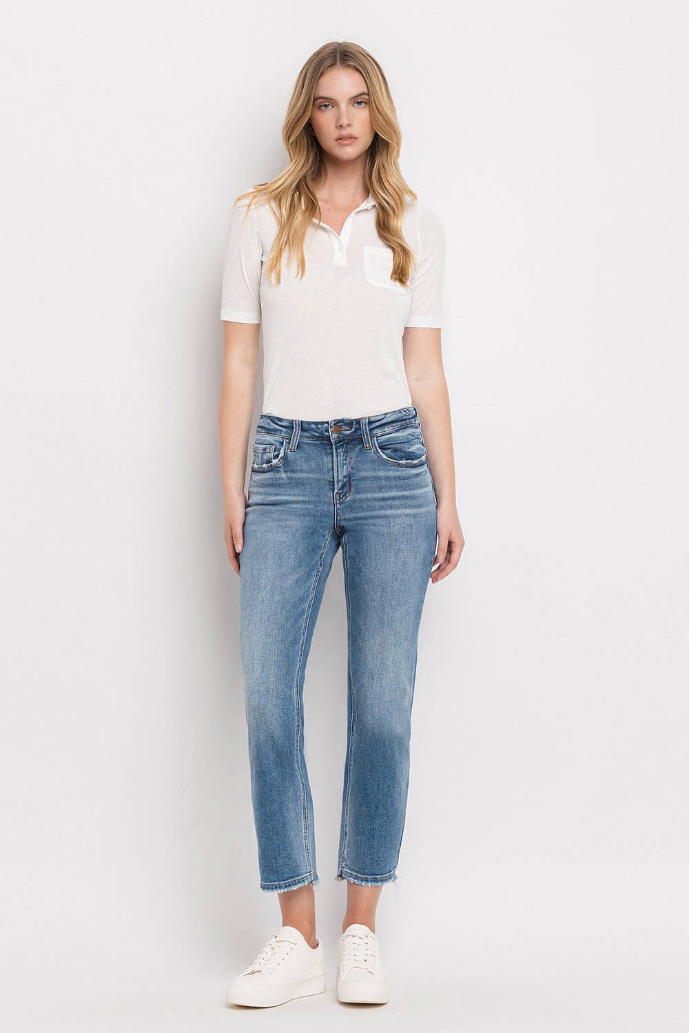 STATELY MID RISE STRAIGHT JEAN