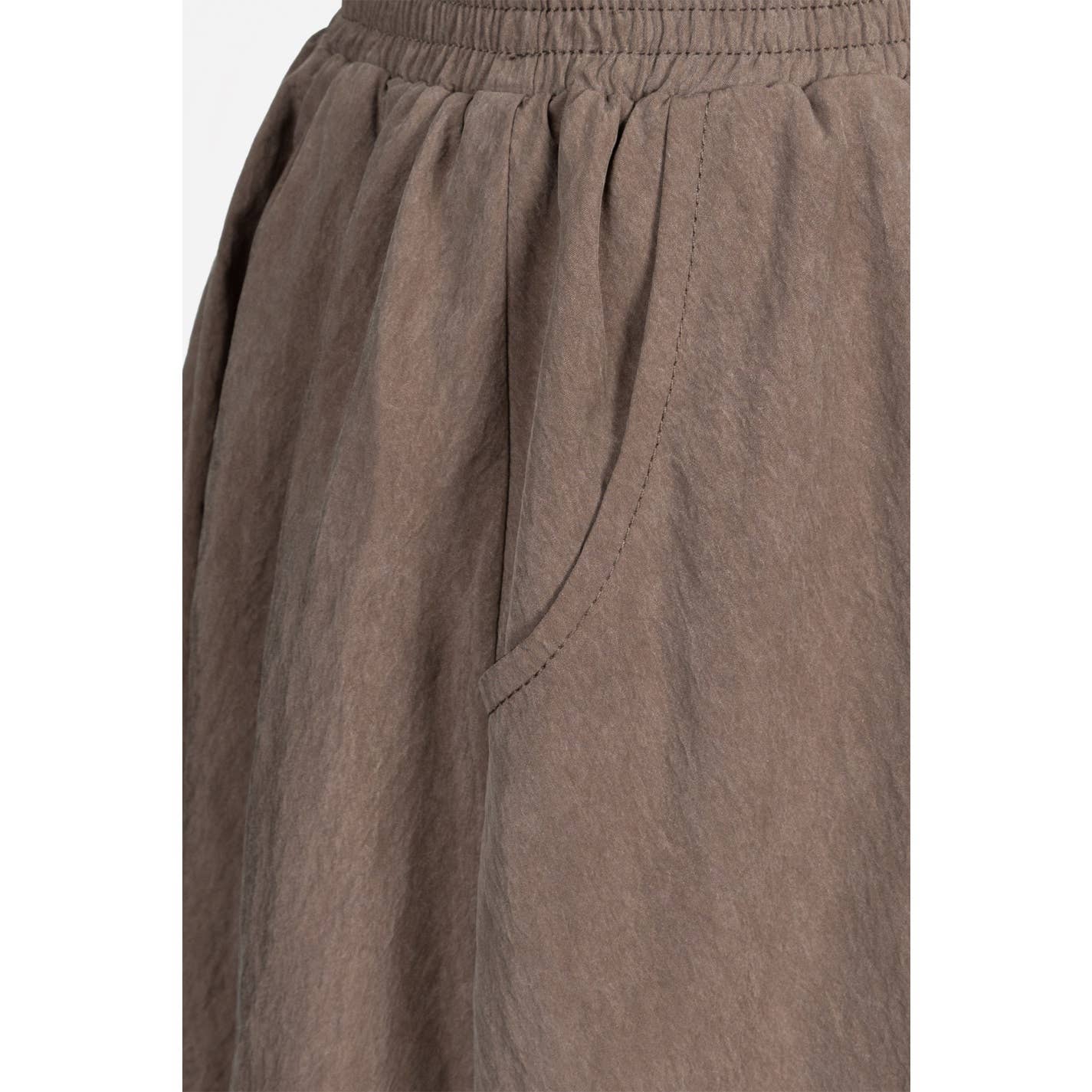 Bubble Skirt Elastic Waistband - ZEBRA