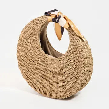 Juliette Straw Satchel