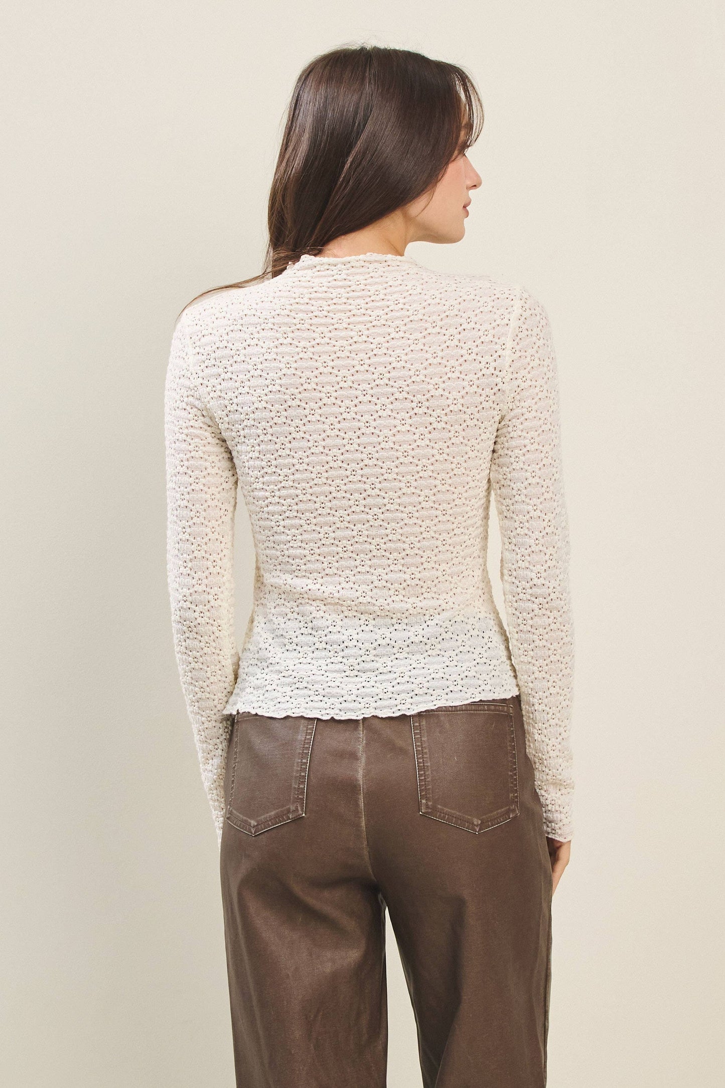 Nashville Lace Knit Top