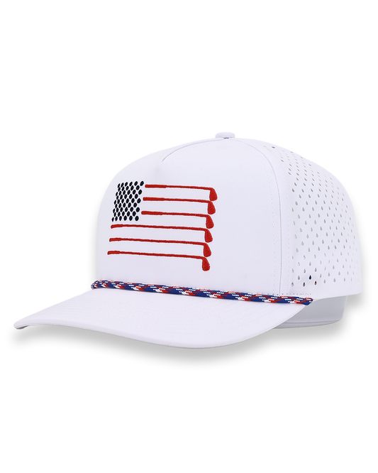 American Flag Rope Hat