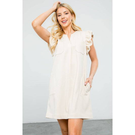 Flutter Sleeve Dress