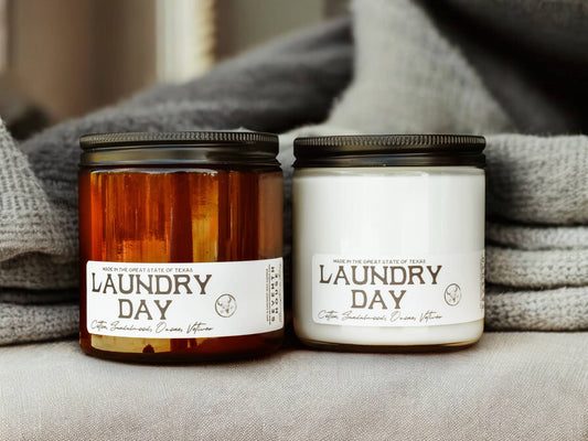 LAUNDRY DAY - Cotton & Sandalwood Candle
