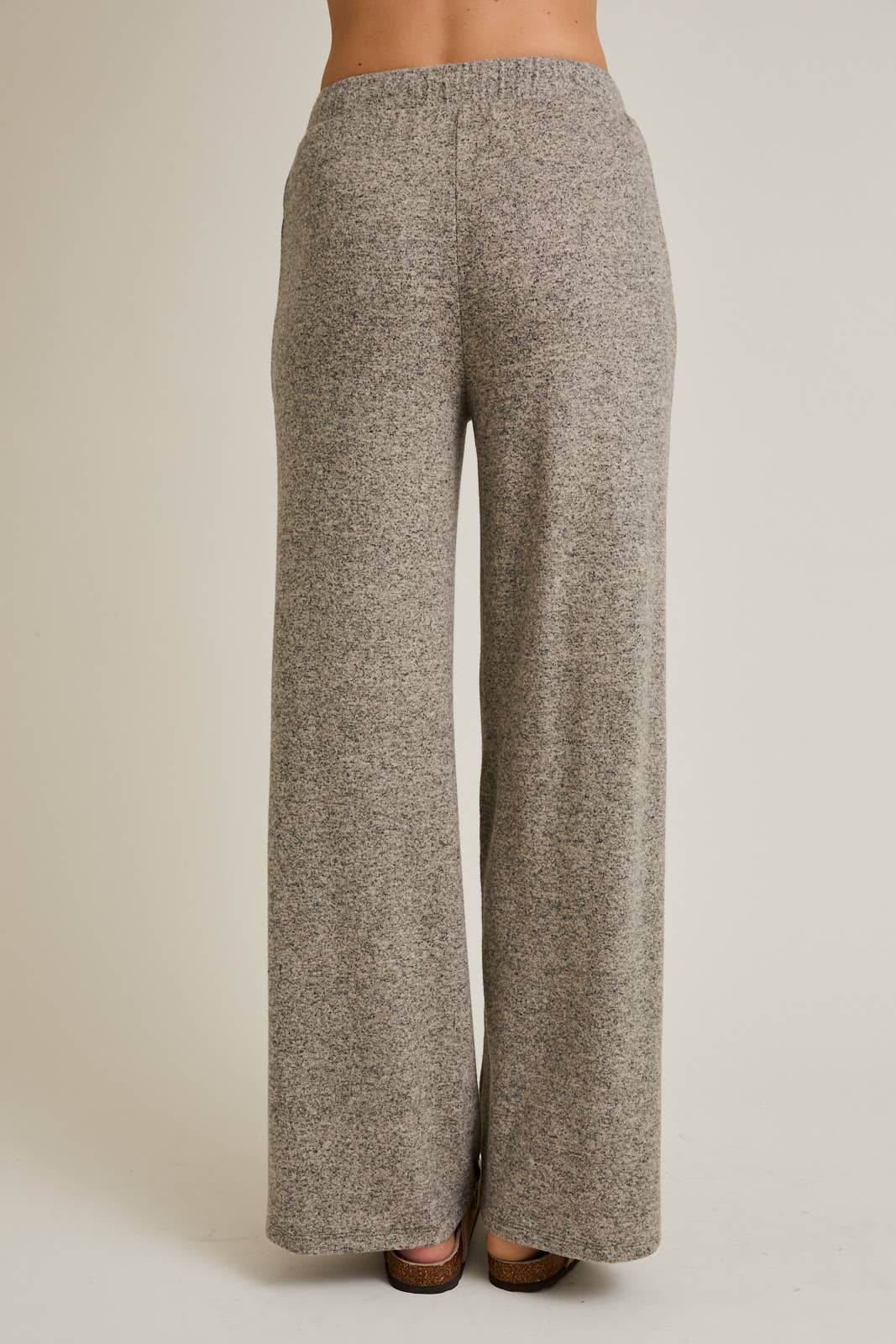 Wide Leg Rib Pant - Travel Collection