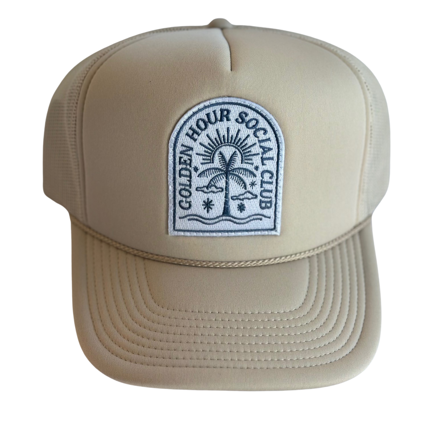 Local Beach - Golden Hour Social Club Patch Trucker Hat