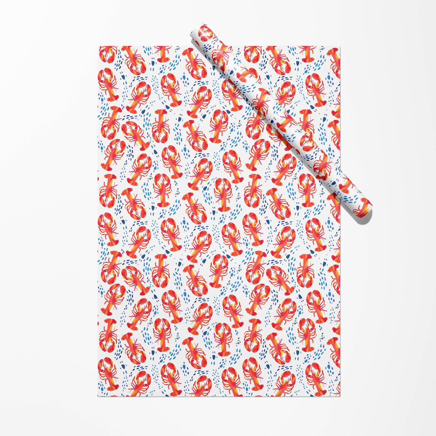 Gert & Co - Lobsters Gift Wrap | Lobster Wrapping Paper