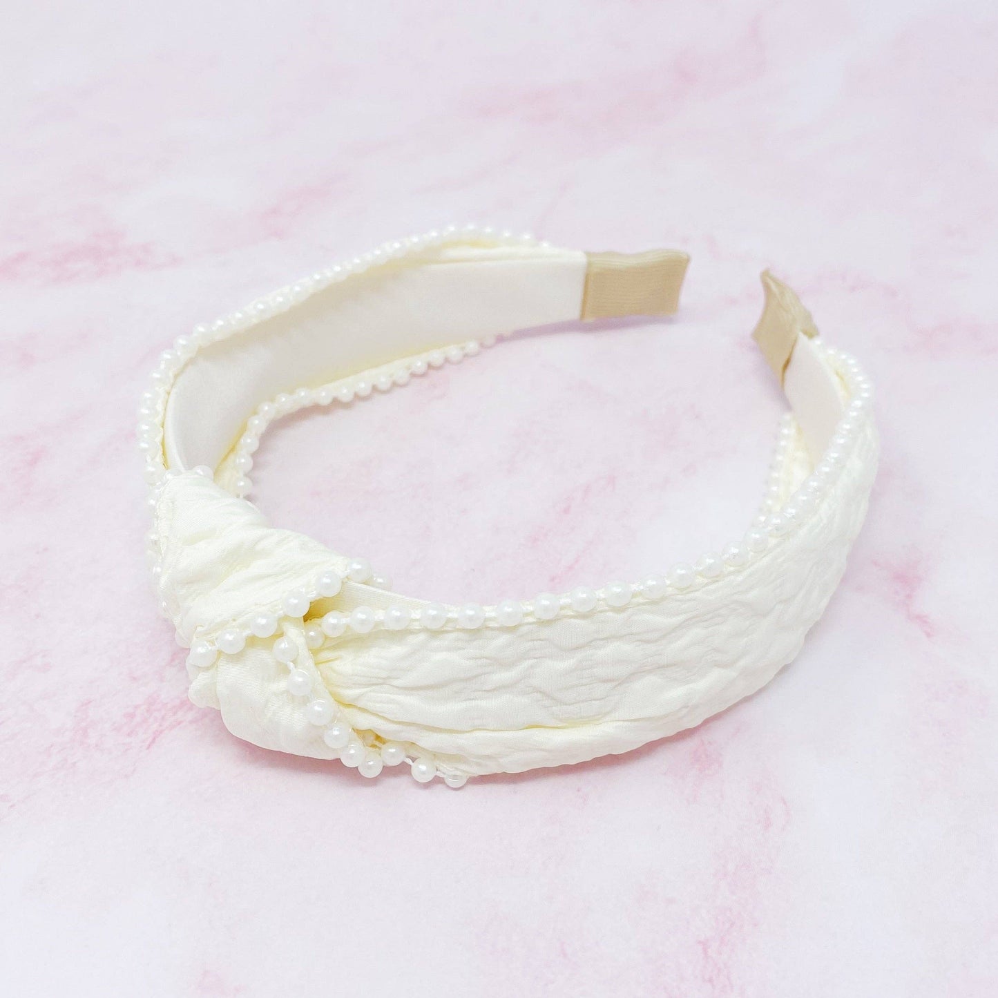 Knot Pearl Embellished Headband