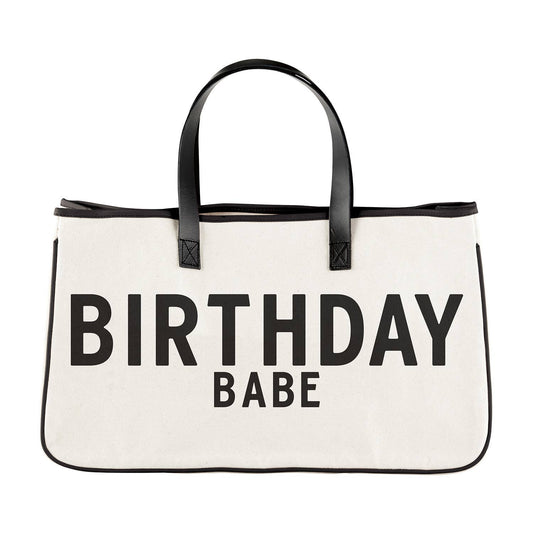 Birthday Babe Canvas Tote