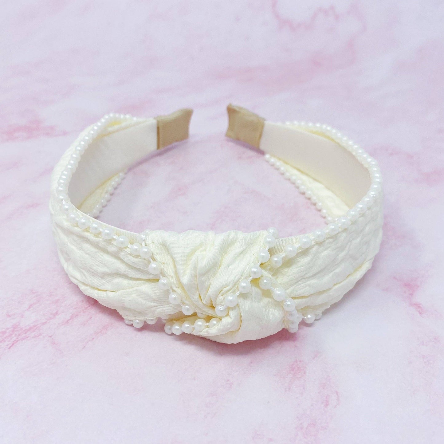 Knot Pearl Embellished Headband