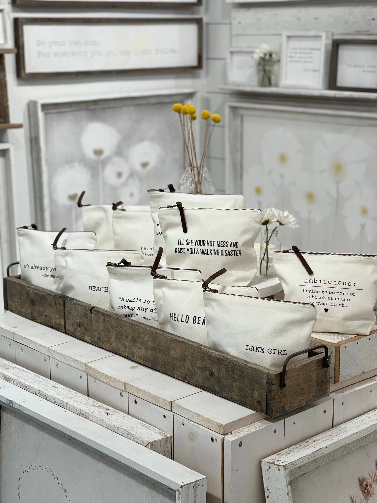 Sometimes an Angel Cosmetic Bag