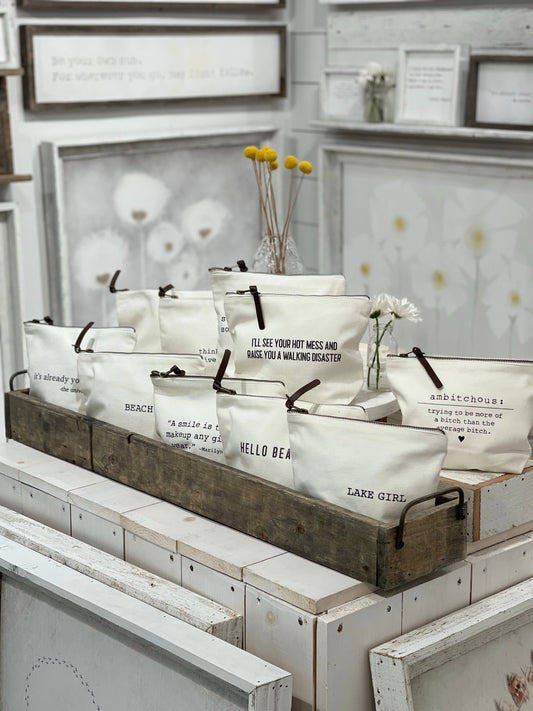 Think a Little Less Cosmetic Bag