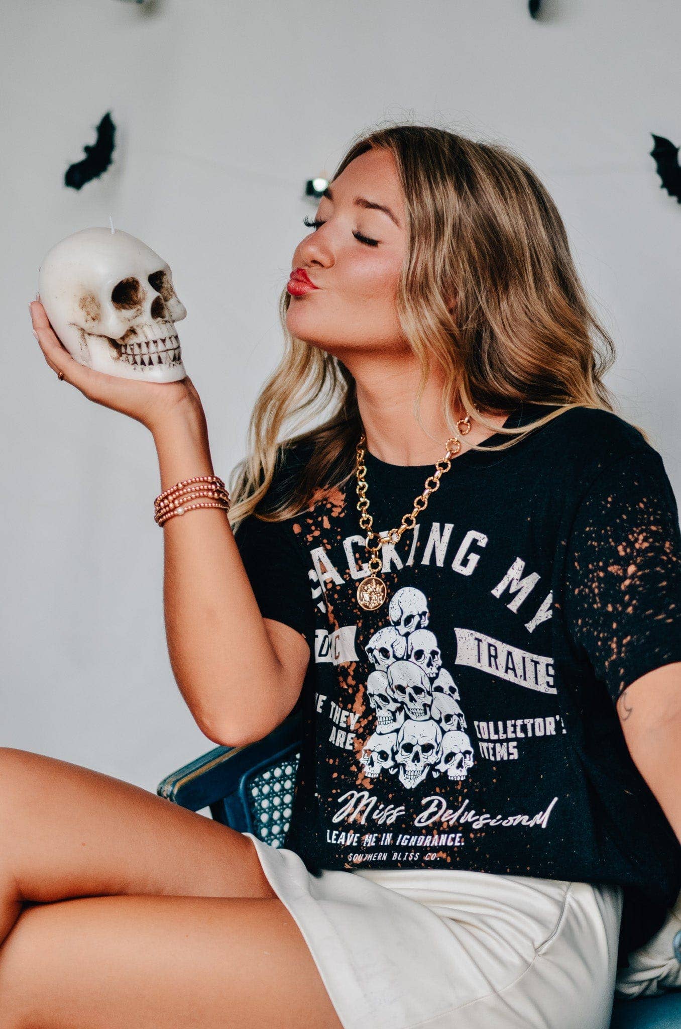 Southern Bliss Co. - Toxic Traits Bleached Tee