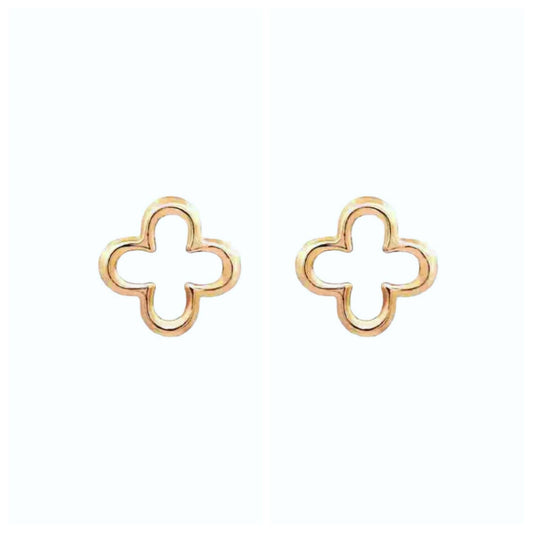Statement Quatrefoil Stud Earring
