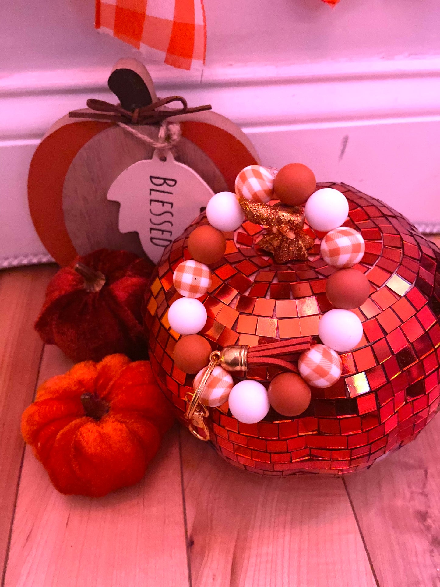 Pumpkin Spice Keychain