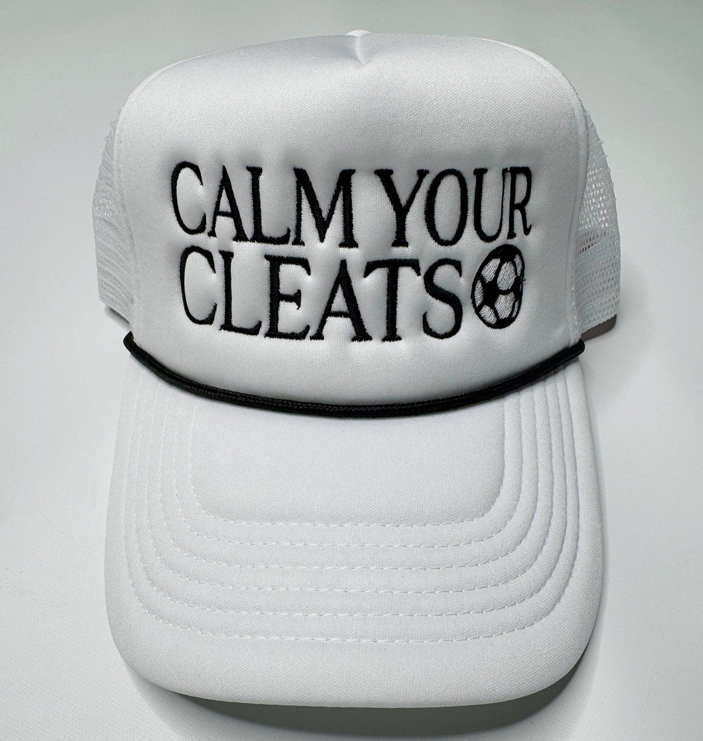 Poppy & Pine - Calm Your Cleats Soccer P&P Trucker Hat