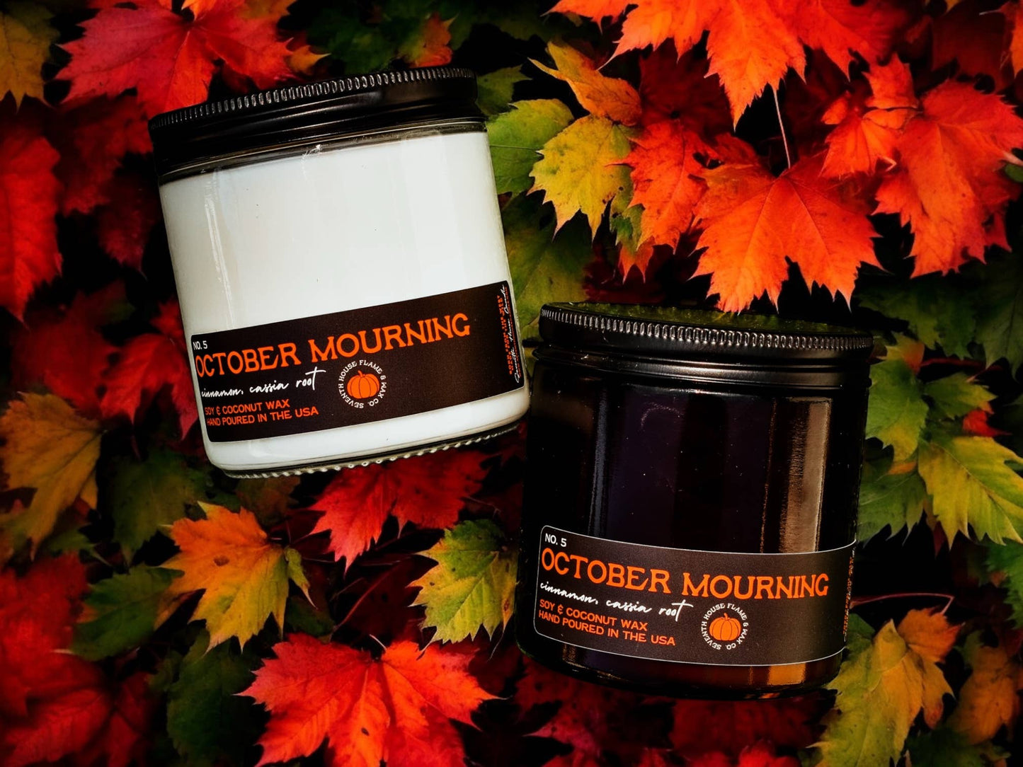 OCTOBER MOURNING - Cinnamon, Cassia root Candle
