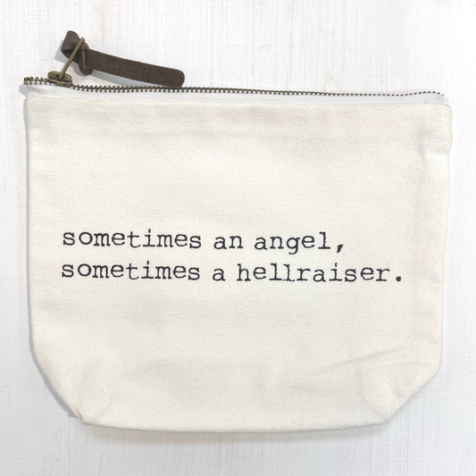 Sometimes an Angel Cosmetic Bag