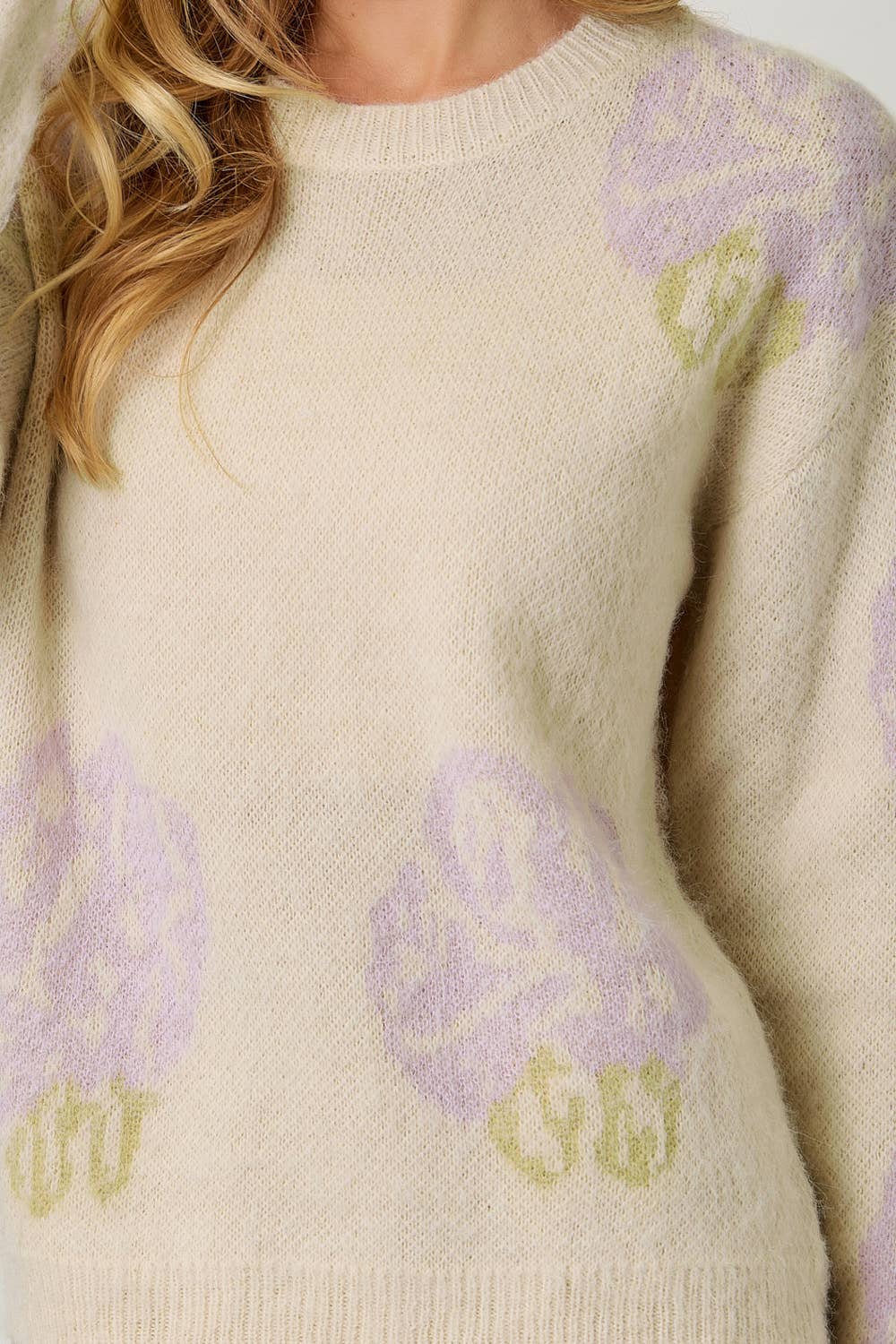 Floral Pullover Sweater