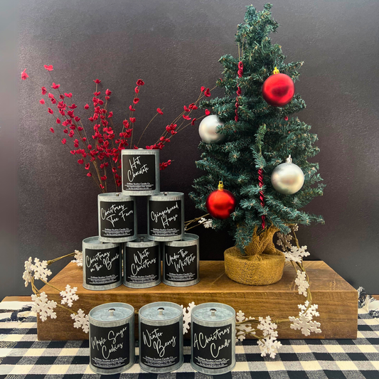 A Christmas Candle Scented Soy Wax Candle