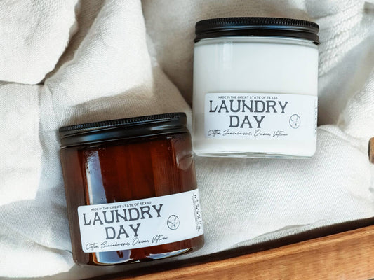 LAUNDRY DAY - Cotton & Sandalwood Candle