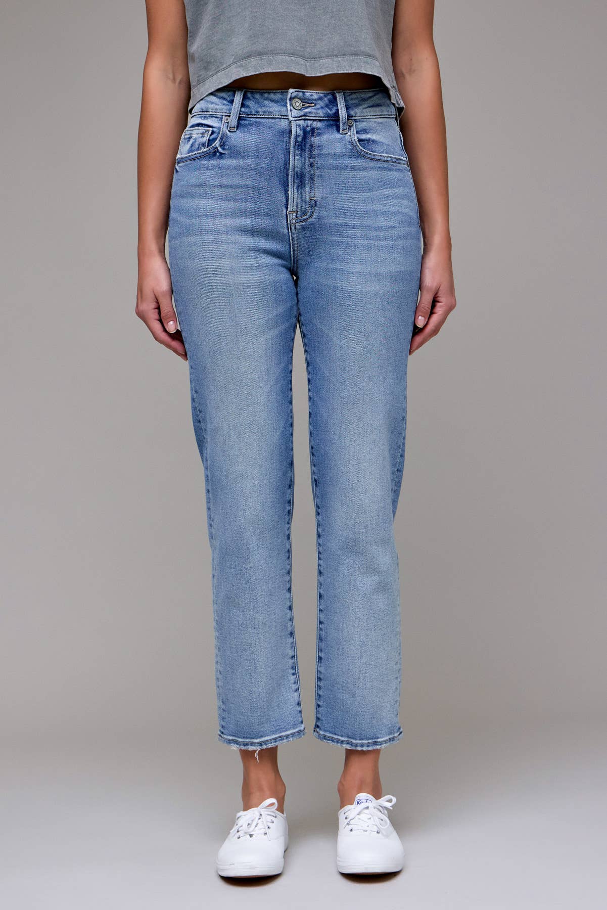 Tracey Jeans -Medium Dark Clean Stretch Denim