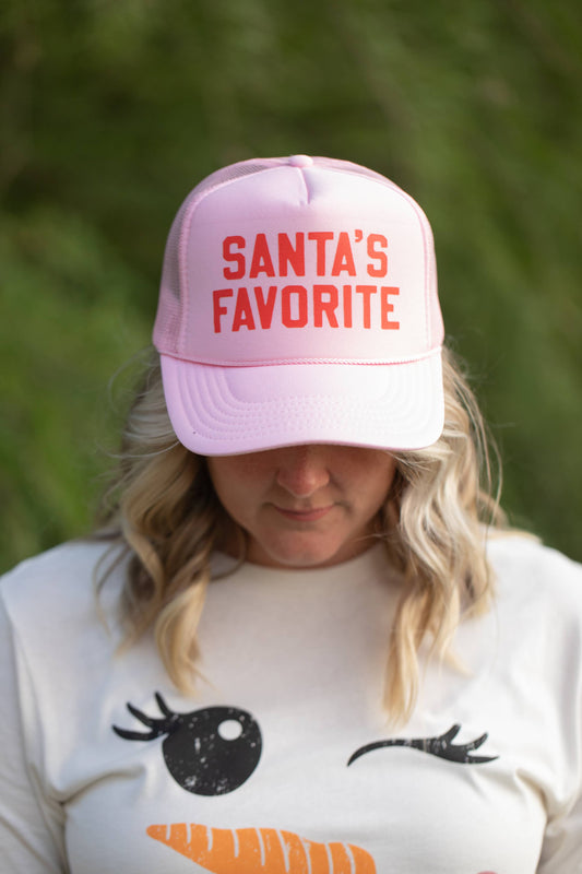 Santa's Favorite Trucker Hat