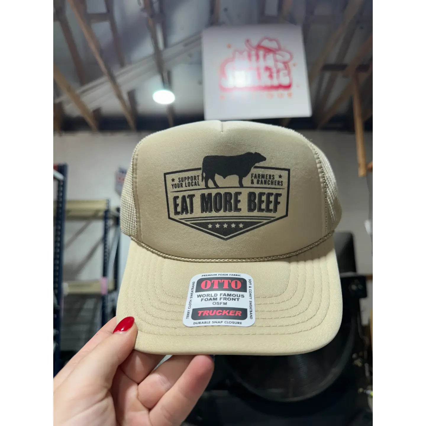 Eat More Beef, Farmers & Ranchers Trucker Hat