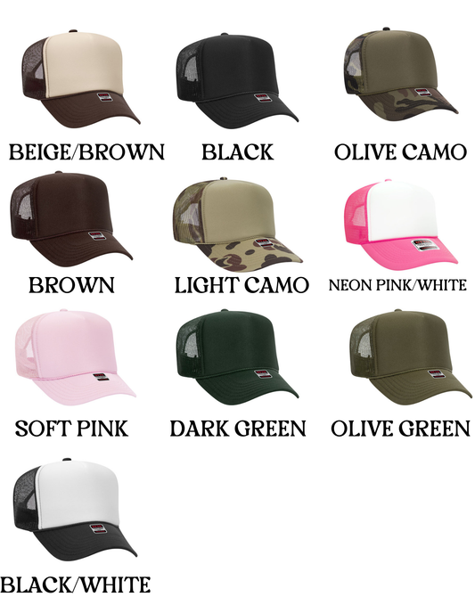 Kiss My Bass Trucker Hat