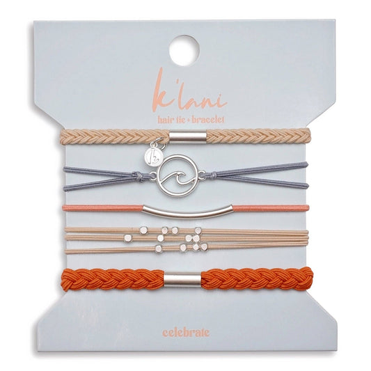 K'Lani hair tie bracelets - Celebrate Hair Tie Bracelets
