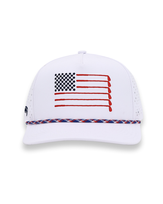 American Flag Rope Hat