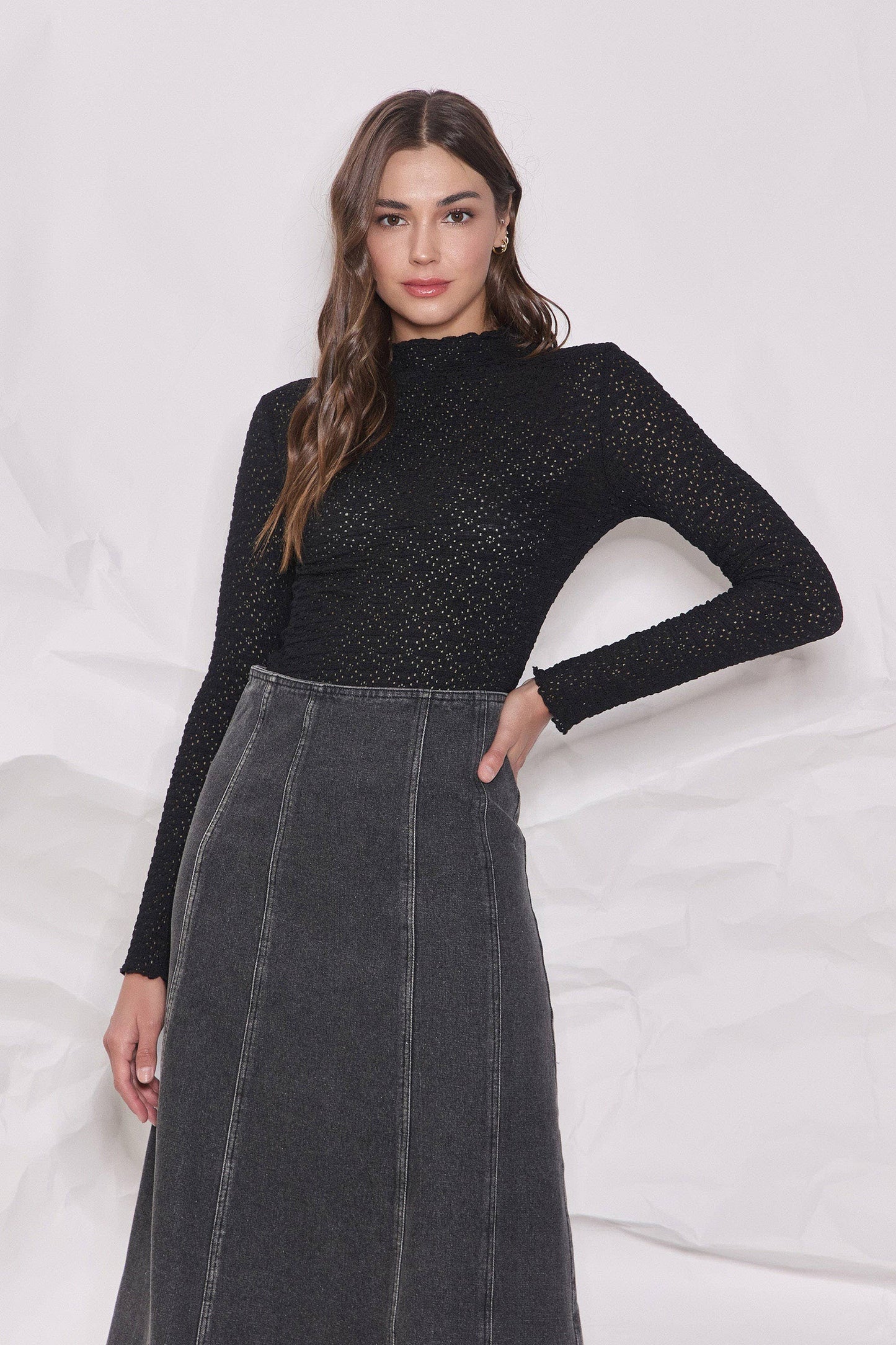 Nashville Lace Knit Top