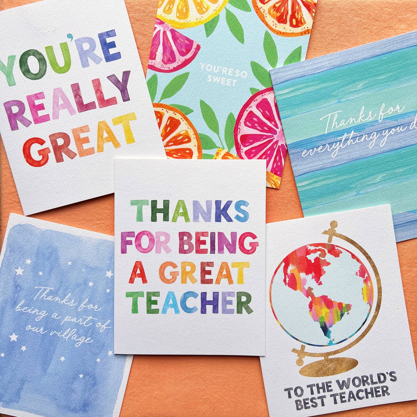Gert & Co - Great Teacher Greeting Card | Teacher Appreciation Card