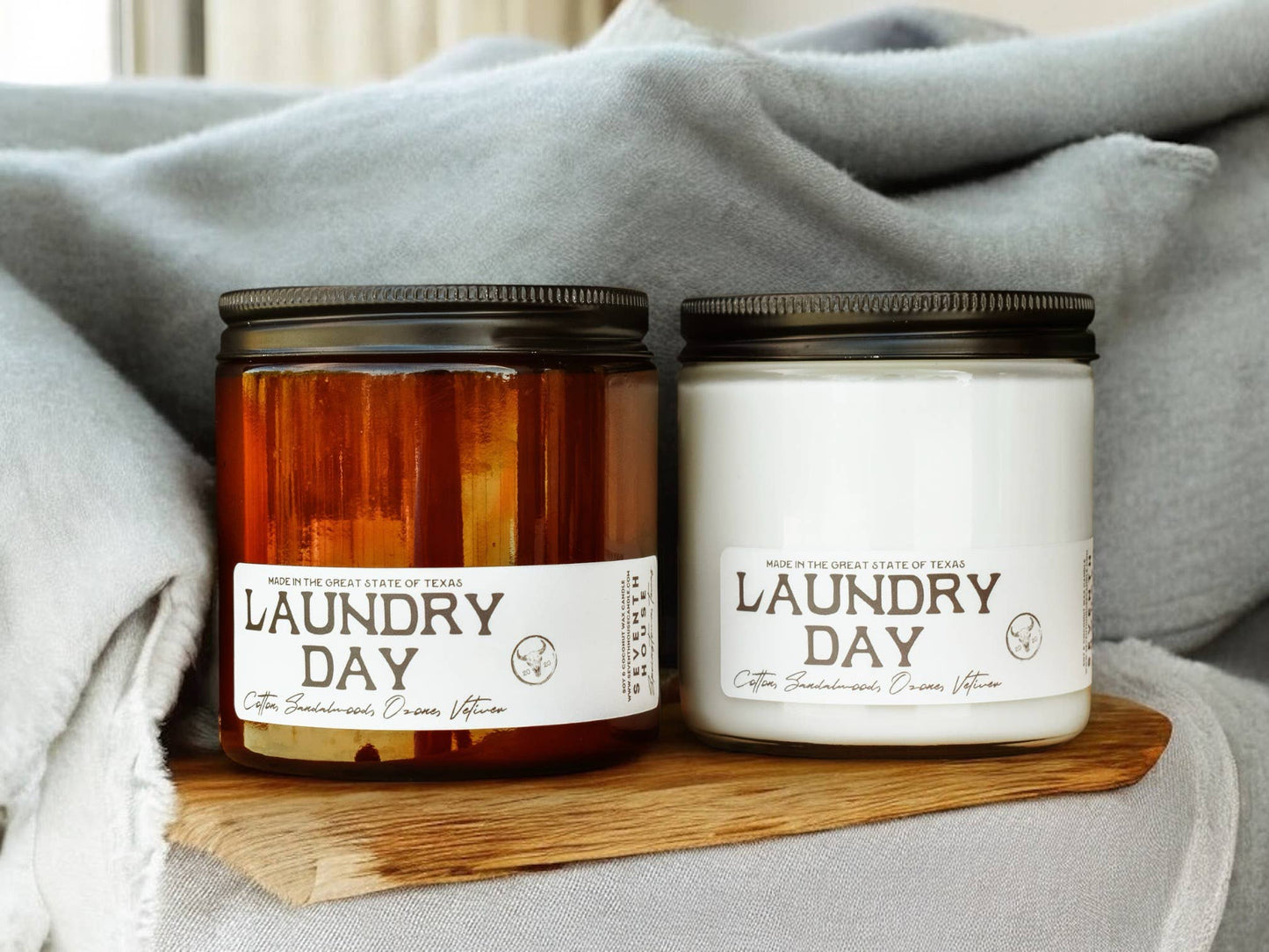 LAUNDRY DAY - Cotton & Sandalwood Candle