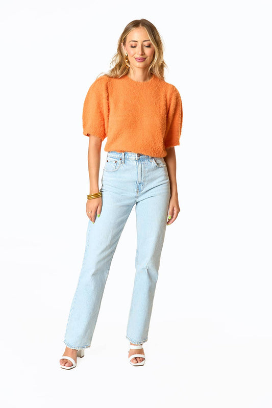 Macy Mango Sweater Top By BuddyLove