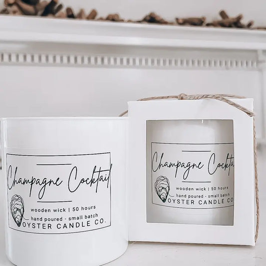 Oyster Candle Company - Signature Candle -Champagne Cocktail