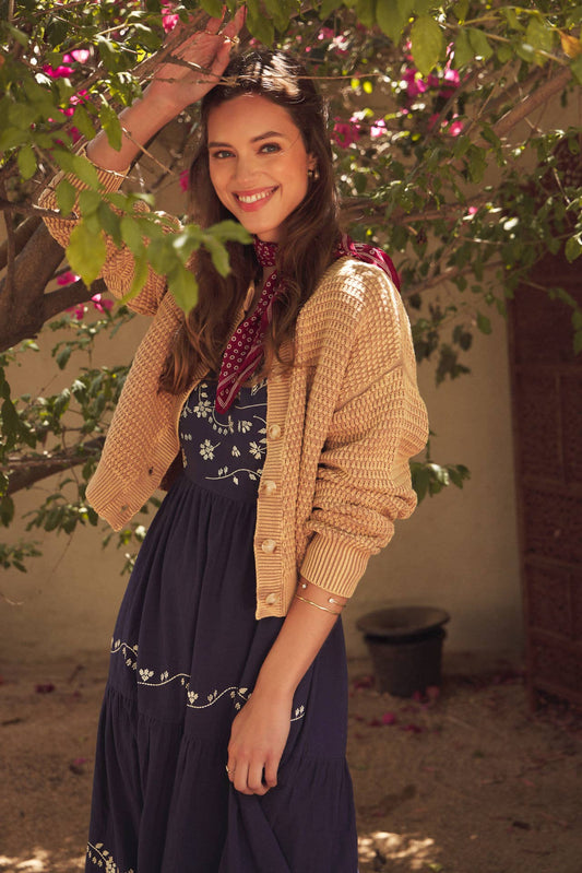 CABLE KNIT CARDIGAN